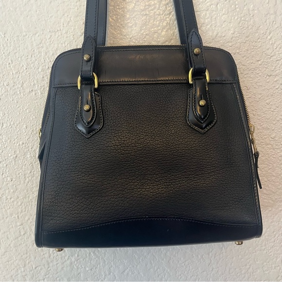 Vintage Dooney & Bourke Black AWL Shoulder Bag - Picture 6 of 15